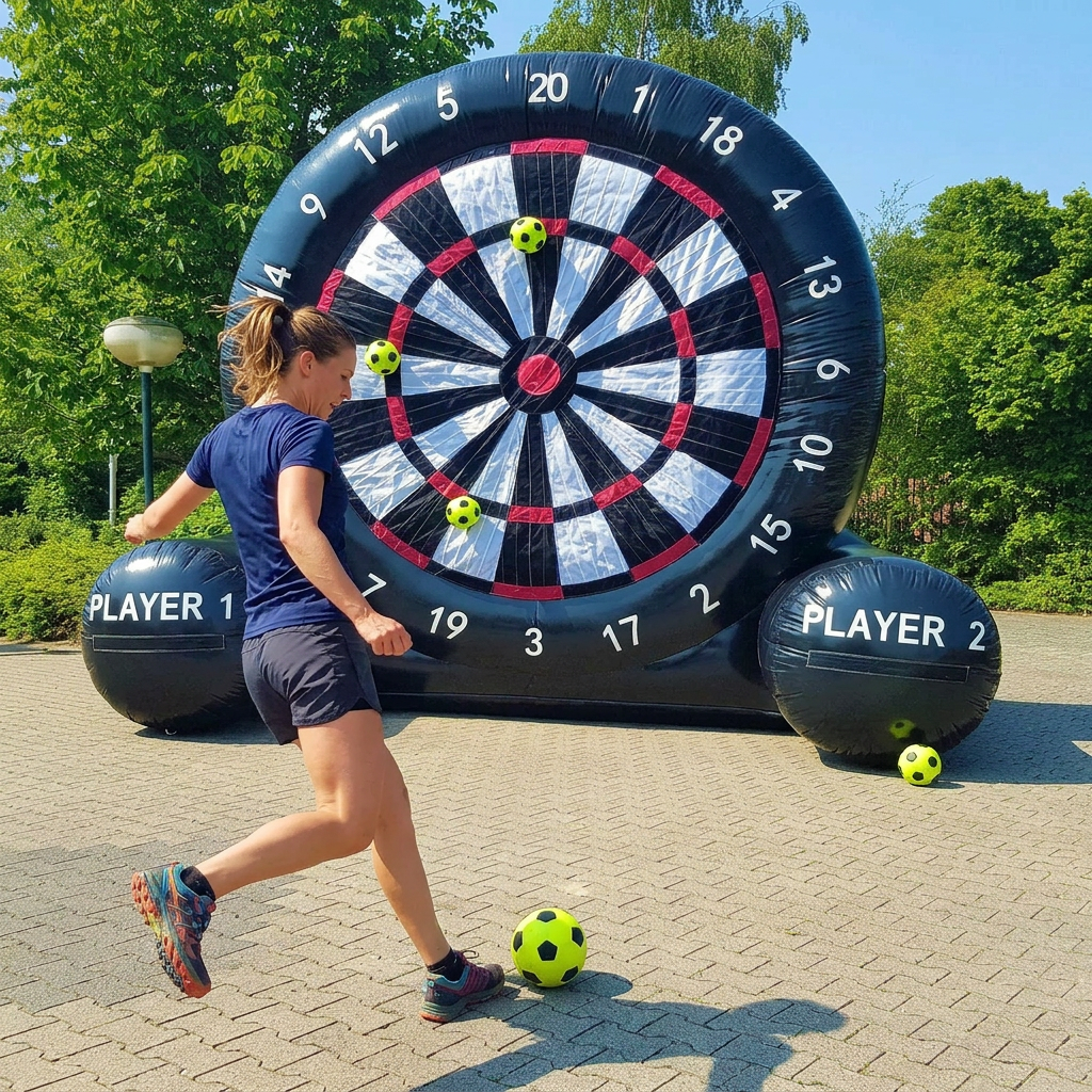 180! Opblaasbaar Voetbaldarten
